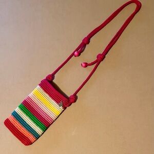 The Sak Multicolor Knit Crossbody Bag